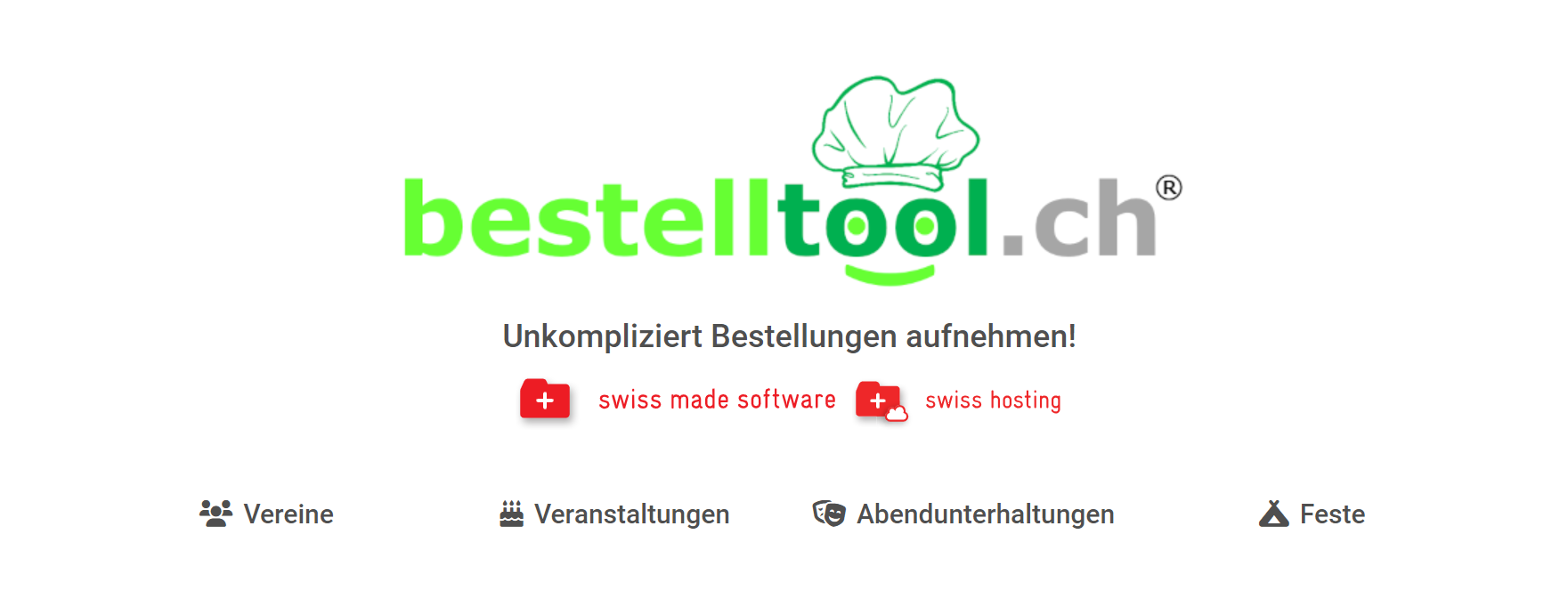 Entwicklung www.bestelltool.ch
